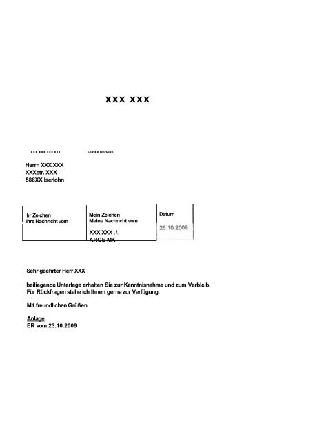 vorab per Fax 0231.541 5-509 - Beispielklagen