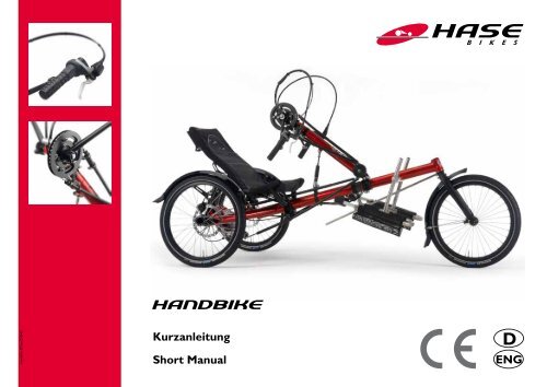 Kettwiesel Handbike Kurzanleitung Deutsch Englisch Hase Bikes
