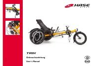 Trix Anleitung deutsch-englisch Version 6/10 (PDF 3,4 ... - Hase Bikes