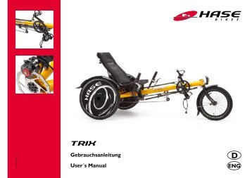 Trix Anleitung deutsch-englisch Version 6/10 (PDF 3,4 ... - Hase Bikes