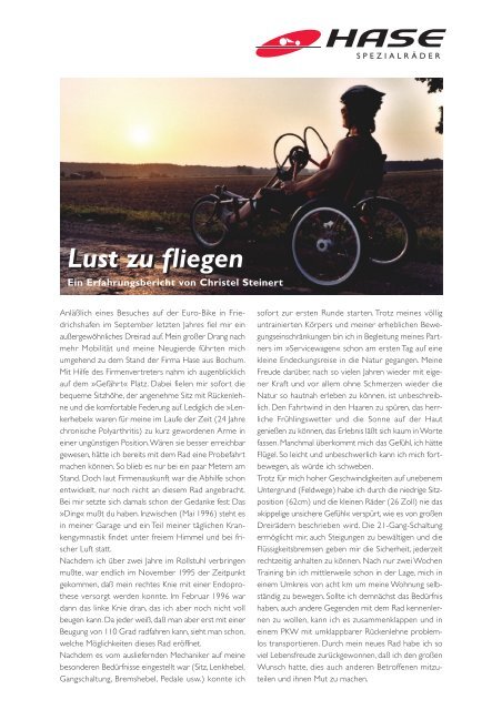 Argumentationshilfe (PDF, 240 KB) - Hase Bikes