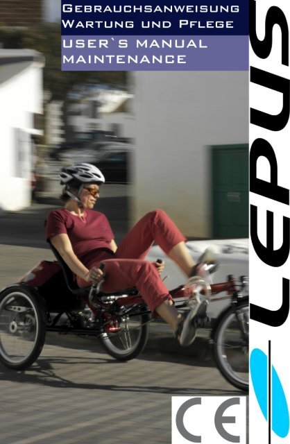 Lepus Anleitung Deutsch Englisch 3 12 Pdf 6 87 Hase Bikes