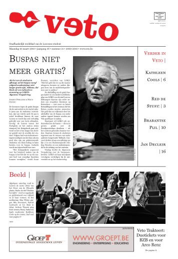 BUSPAS NIET MEER GRATIS? - archief van Veto