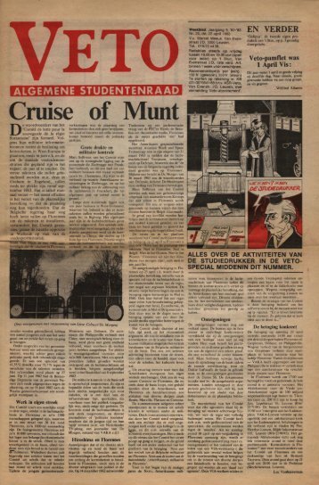 of ·Munt Cruise - archief van Veto