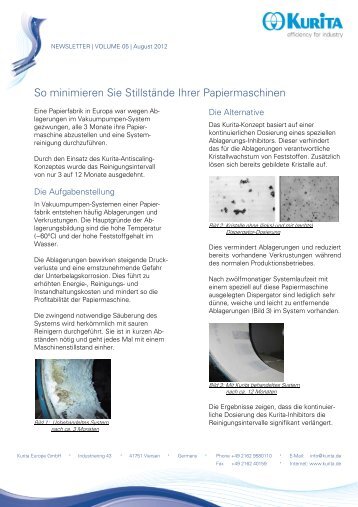 So minimieren Sie Stillstände Ihrer Papiermaschinen