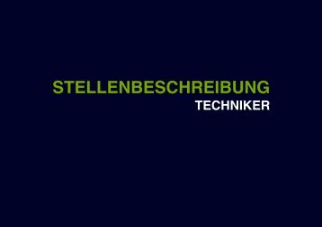 STELLENBESCHREIBUNG