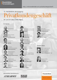 Privatkundengeschäft