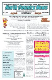 Volume 4, Number 12 - North Country News, December, 2011.