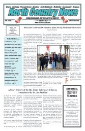 North Country News, February, 2012.