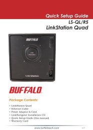 Quick Setup Guide LS-QL/R5 LinkStation Quad - Cloud