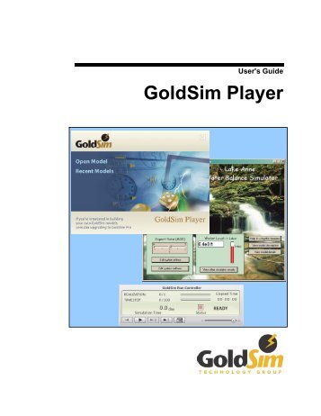 GoldSim Player User's Guide - Cloud
