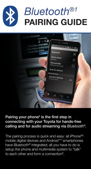 Download This Pdf & Master Bluetooth® Pairing Today! - t067r22