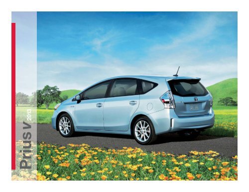 2013 Toyota Prius v complete brochure