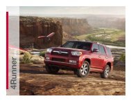 Toyota 2013 4Runner Brochure