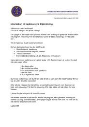 Bedömarinformation stjärntävling 2011-2012