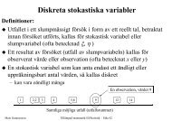 Diskreta stokastiska variabler