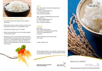 Bacillus Cereus Folder (pdf) - AGES