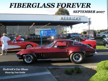Fiberglass forever - Vette Car Club - Fresno