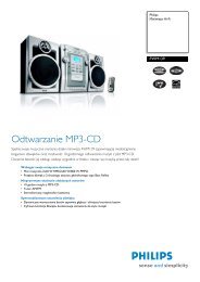 FWM139/12 Philips Miniwieża Hi-Fi - Action