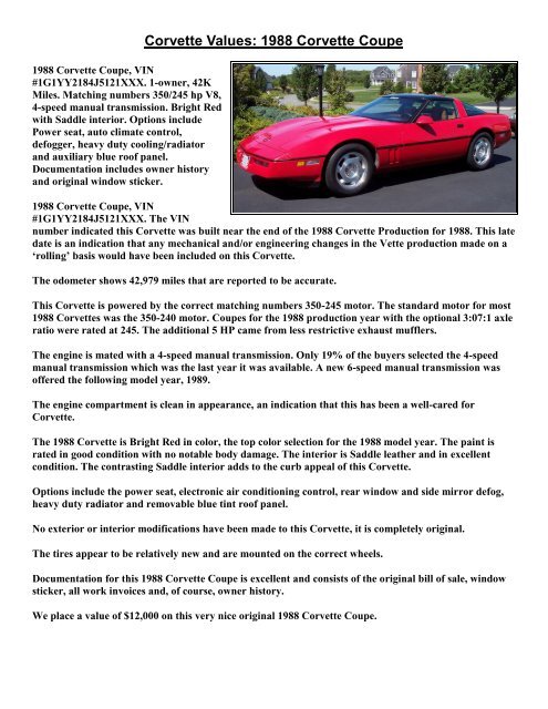 Twas the Night Before Christmas - Corvette Style - Description ...