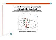 Lokale Entwicklungsstrategie - Leader - Kernland