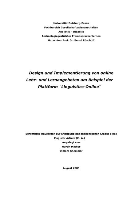 technologische lernumgebung