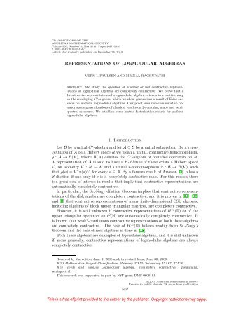 This is a free offprint provided to the author by the publisher ...