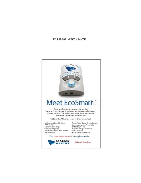 Meet EcoSmart TM - EcoTech Marine