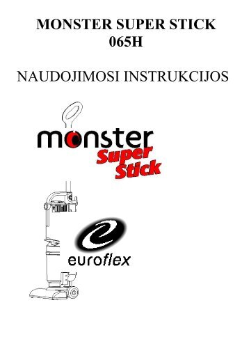 065H Monster Super Stick.pdf - UAB Krinona - prekių instrukcijos ...