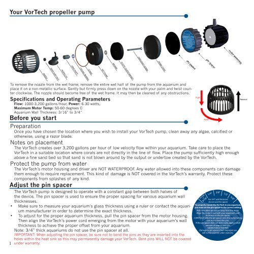 Your VorTech propeller pump Before you start ... - EcoTech Marine