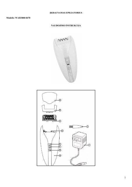 WAH3800-0470 epiliatorius.pdf - UAB Krinona - prekių instrukcijos ...