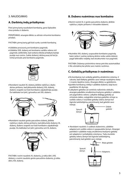 Daugiafunkcinis virtuvės kombainas - UAB Krinona - prekių ...