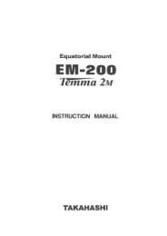 EM-200 Temma-2M Instruction Manual