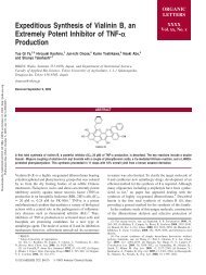 Expeditious Synthesis of Vialinin B, an Extremely Potent Inhibitor of ...