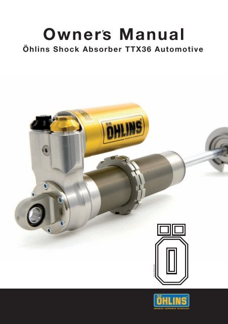 Ohlins TTX36 Owners Manual
