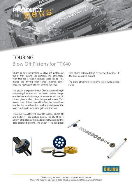 Touring Blow Off Pistons For Ttx40 Motorsports Spares International Touring Blow Off Pistons For Ttx40 Motorsports Spares International