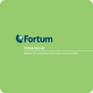 ETISKA REGLER - Fortum