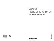 Bedienungsanleitung - Lenovo