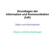 Grundlagen der Information und Kommunikation (IuK)