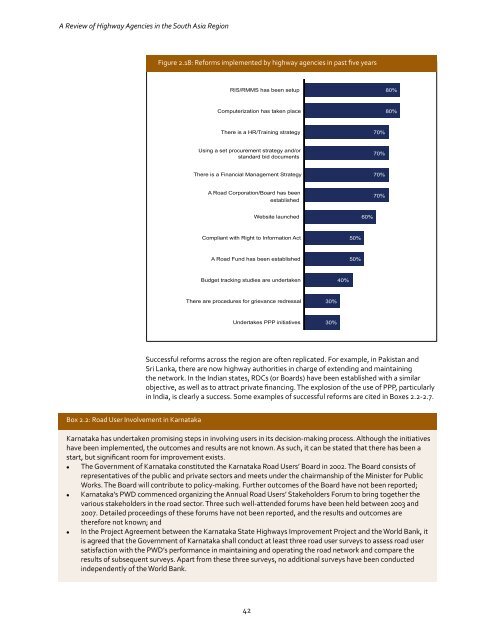 A Review of Highway Agencies in the South Asia Region