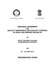 INFORMATION GUIDE - Indian Roads Congress