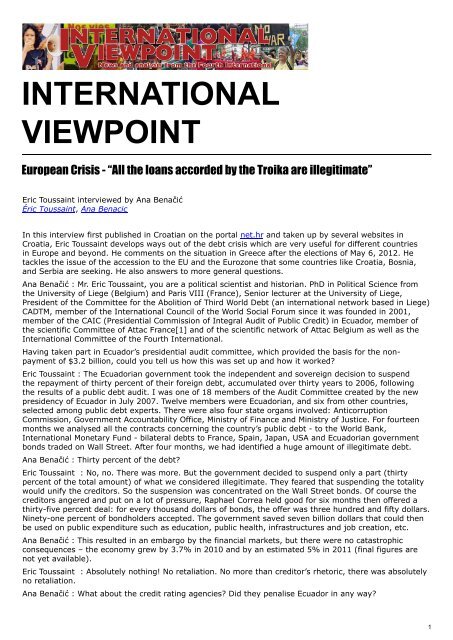 Here - International Viewpoint