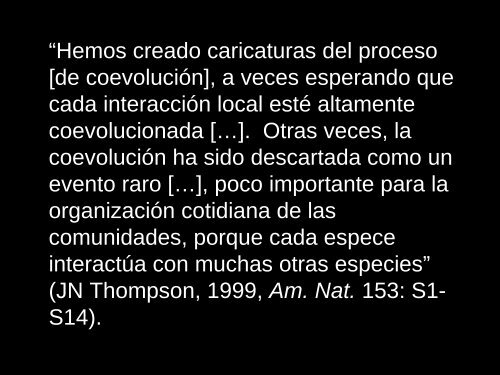 Coevolución - Mendoza CONICET