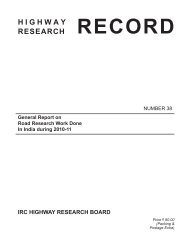 Highway Research Record No. 38 (2010-11) - Indian Roads Congress