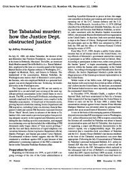 The Tabatabai Murder - Executive Intelligence Review