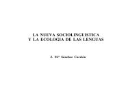 La nueva sociolingüistica y la ecología de las lenguas. IN: Aingeru ...