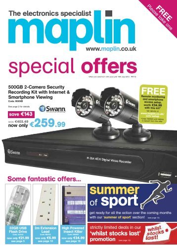 Special Offers - Maplin Electronics