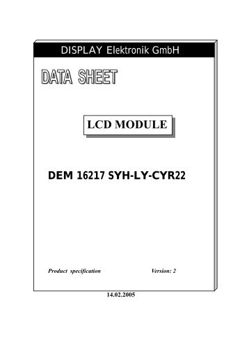 dem 16217 syh-ly-cyr22 lcd module