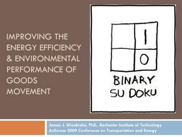 improving the energy efficiency & environmental performance of ...