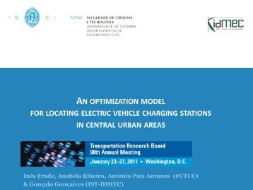 an optimization model for locating electric vehicle charging stations ...